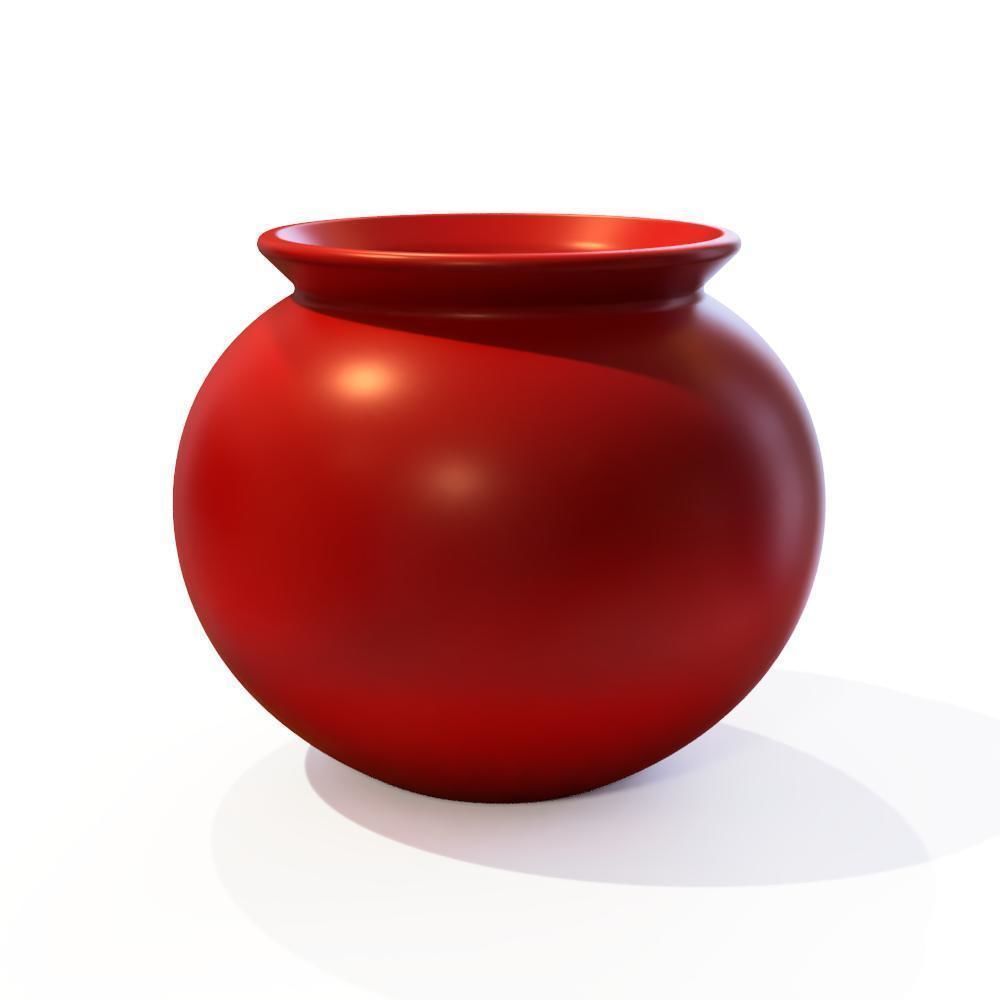 Pot Animal Crossing 3D print model_4