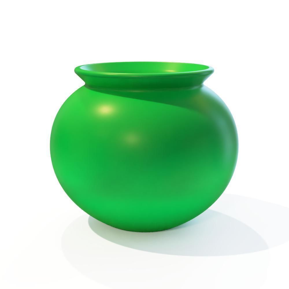 Pot Animal Crossing 3D print model_3