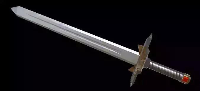 Blood Ruby Boar Short Sword