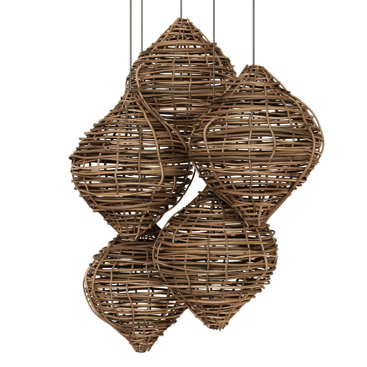 Branch Vespiary ceiling decor n1 3D model_7