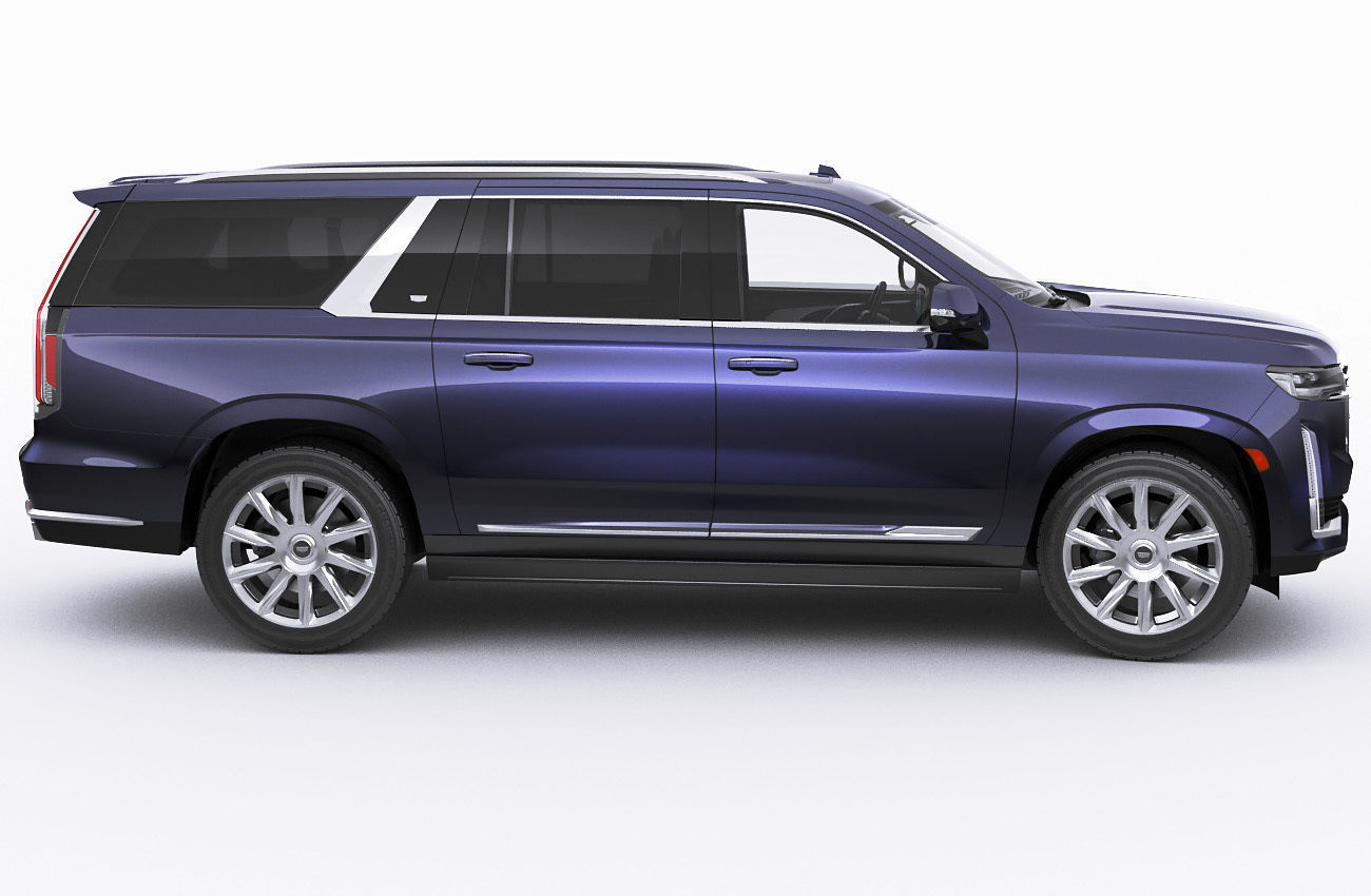 Escalade 2021 ESV large SUV 3D model_2