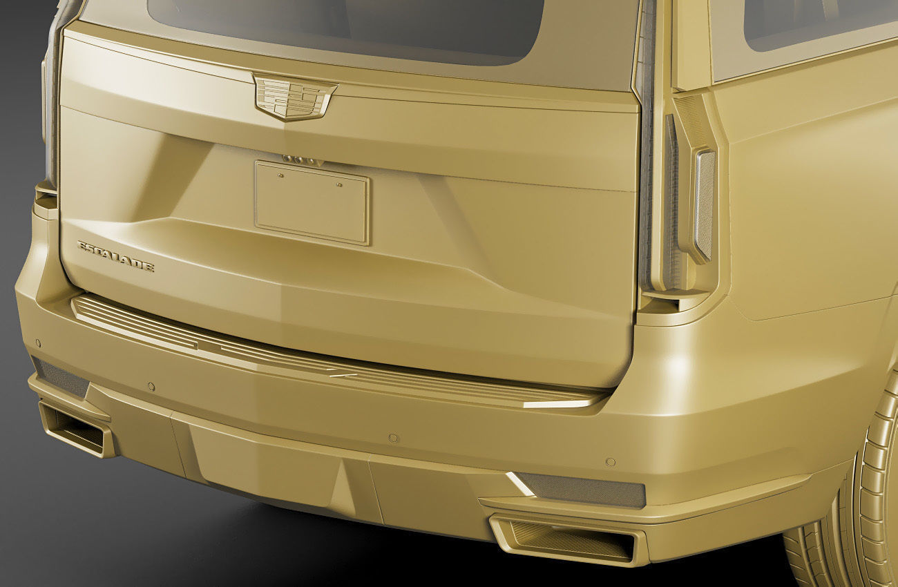 Escalade 2021 ESV large SUV 3D model_22
