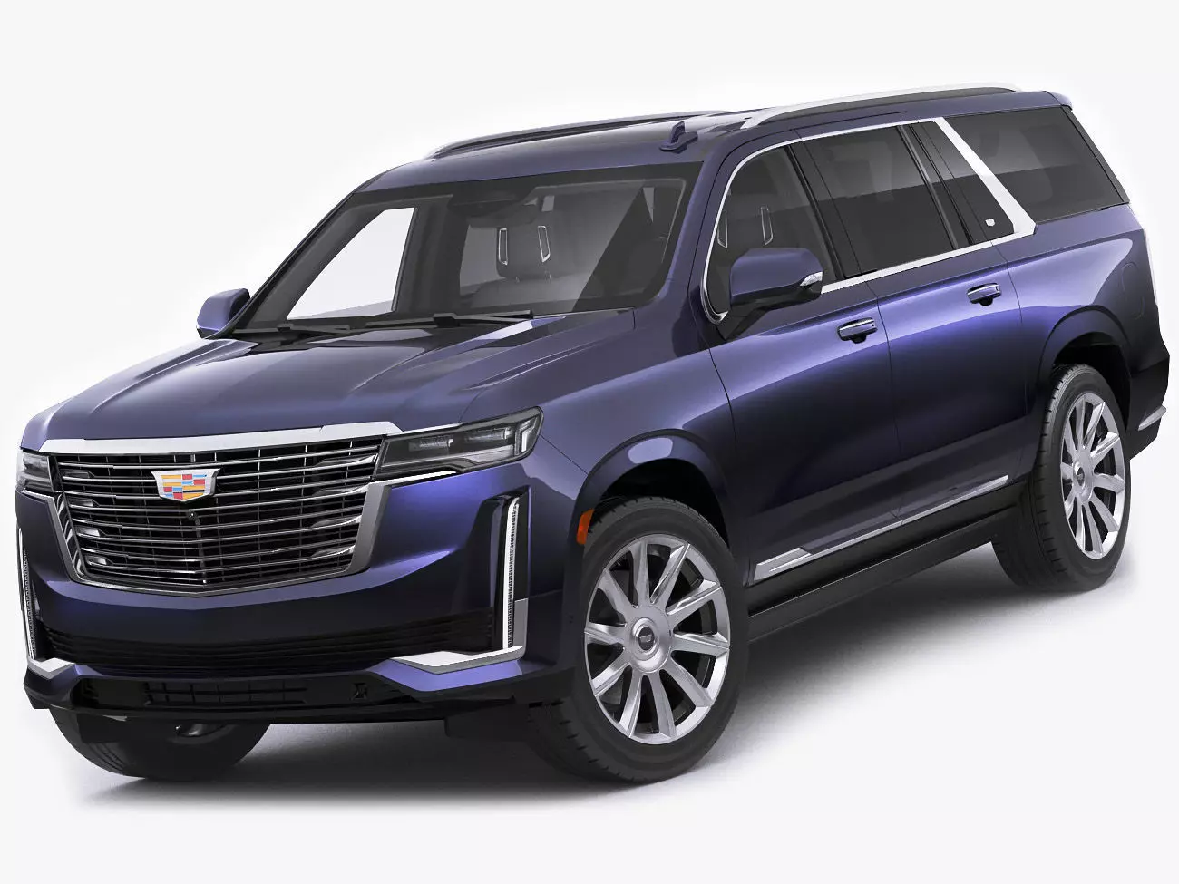 Escalade 2021 ESV large SUV 3D model_0