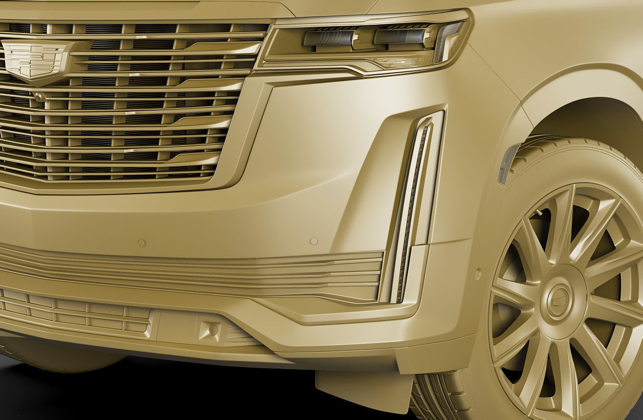 Escalade 2021 ESV large SUV 3D model_21