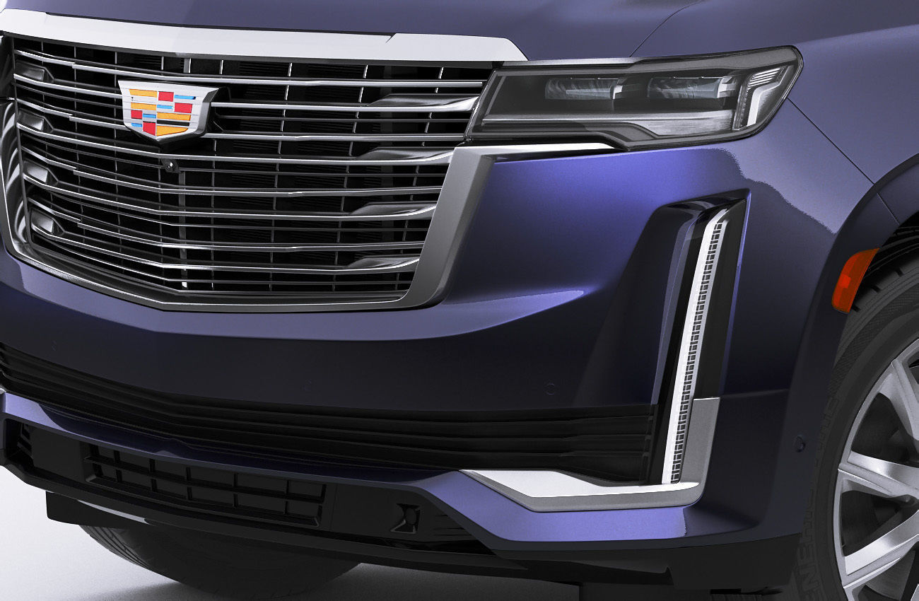 Escalade 2021 ESV large SUV 3D model_3