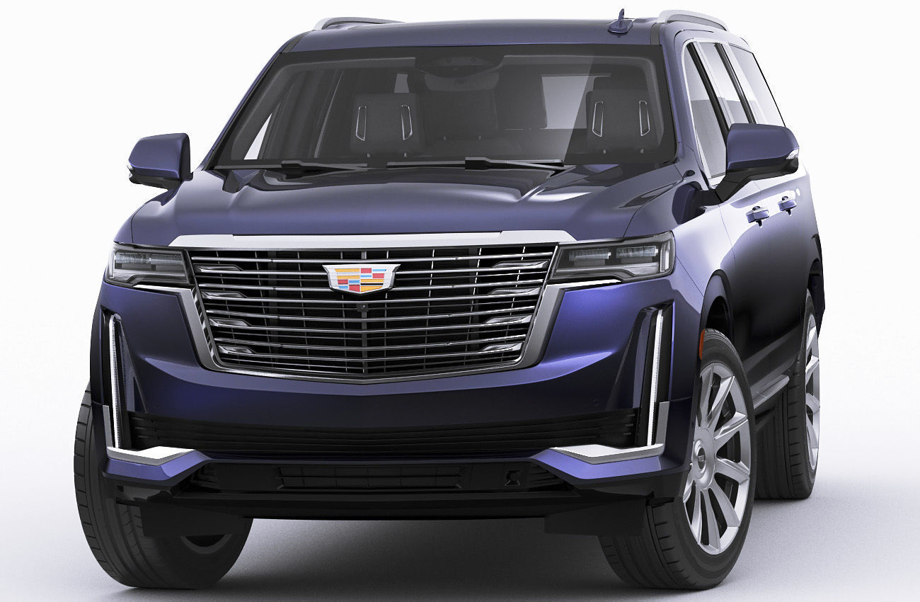 Escalade 2021 ESV large SUV 3D model_12
