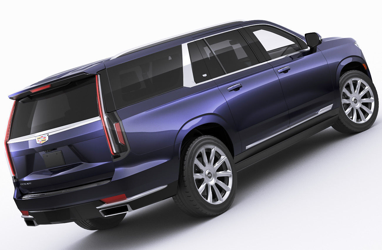 Escalade 2021 ESV large SUV 3D model_10