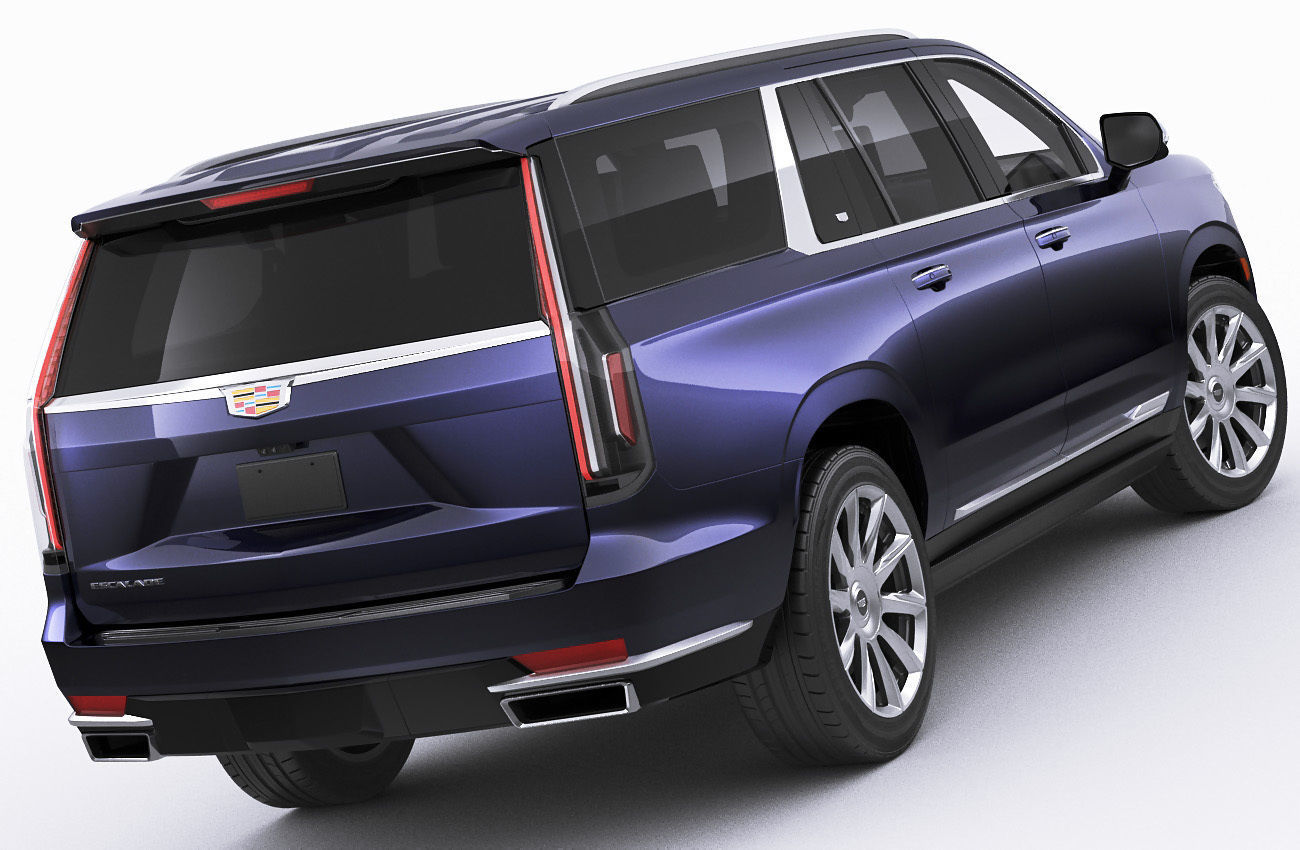Escalade 2021 ESV large SUV 3D model_1