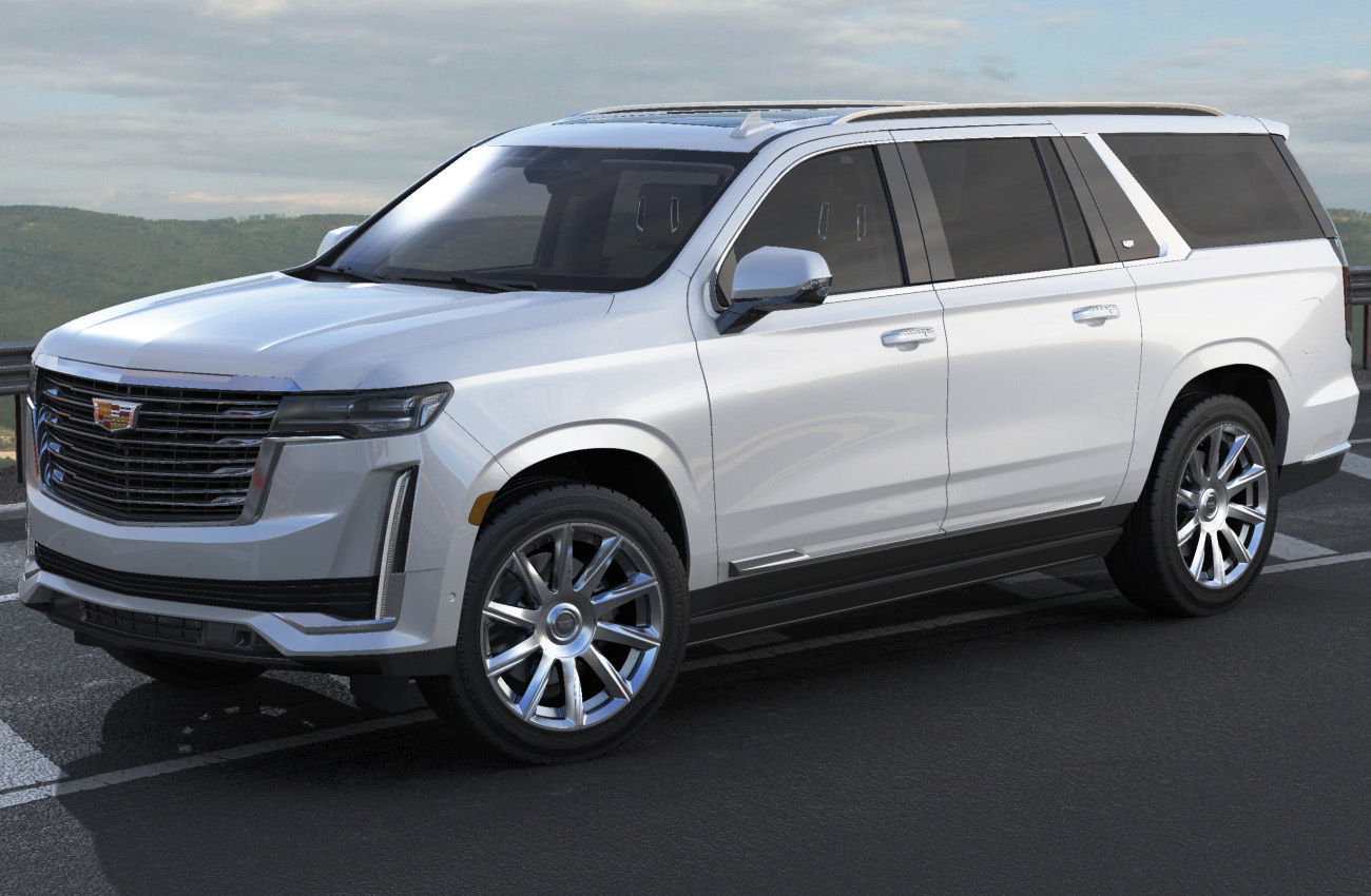 Escalade 2021 ESV large SUV 3D model_17
