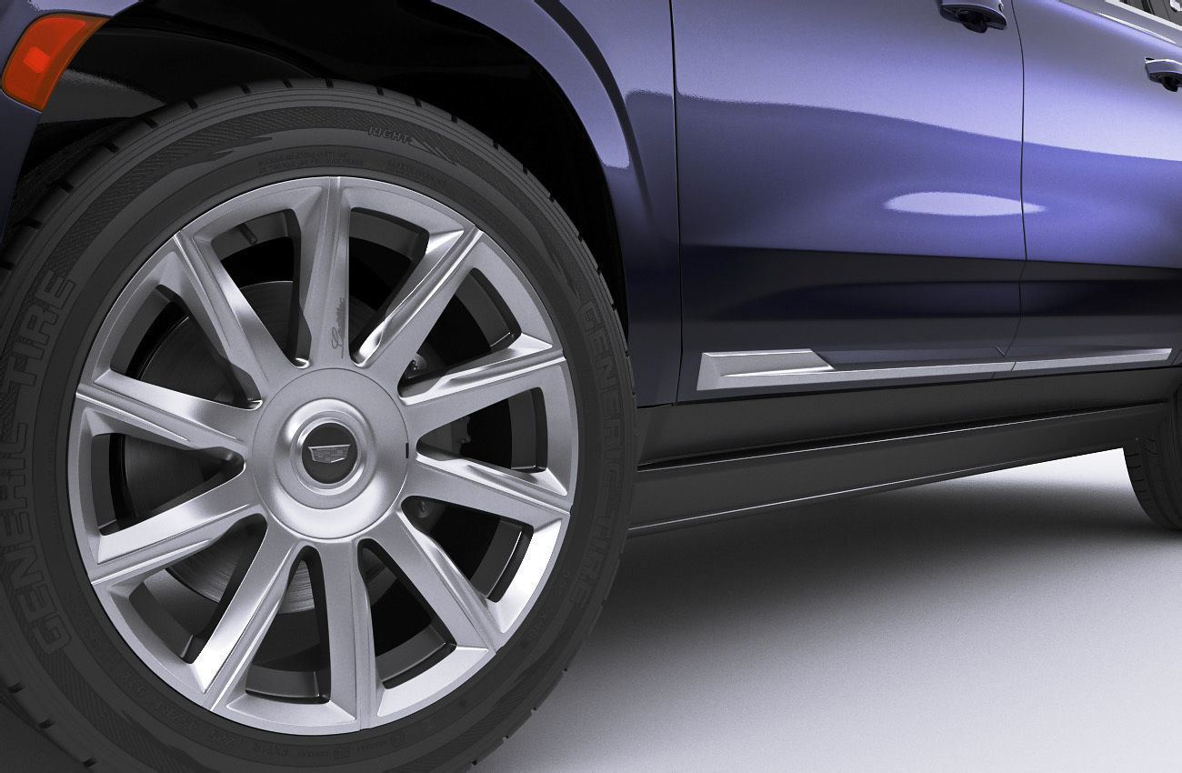 Escalade 2021 ESV large SUV 3D model_11