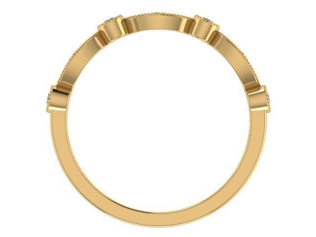 Roped Ring  3D print model_4