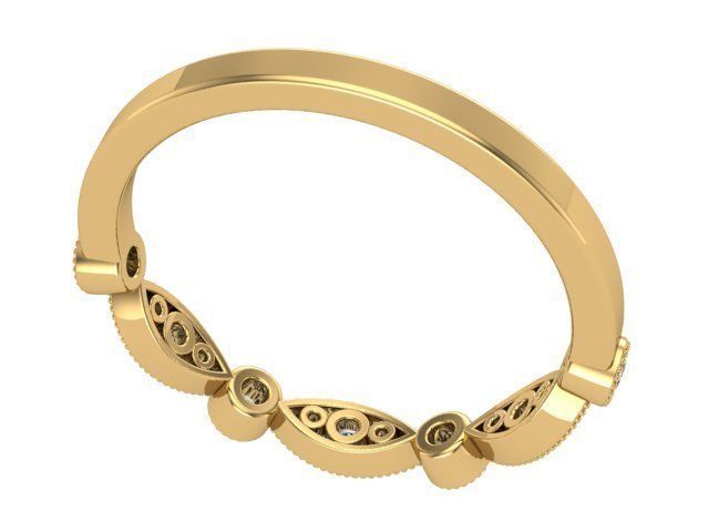 Roped Ring  3D print model_2