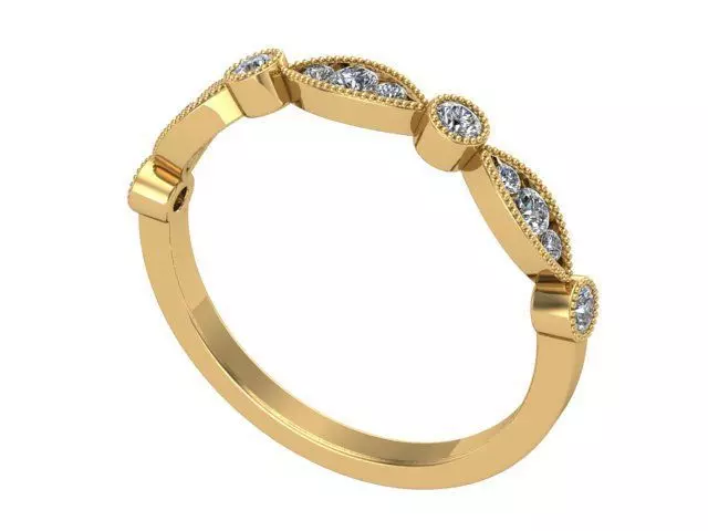 Roped Ring  3D print model_0