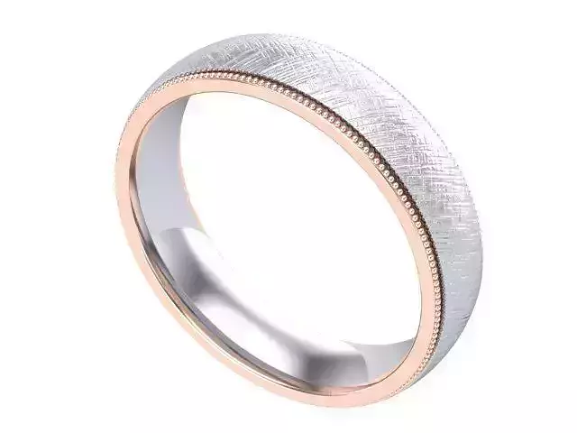 Simple Silver Rose Ring