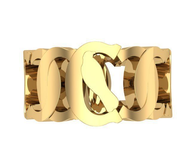 Really Big And Weird Ring 3D print model_1