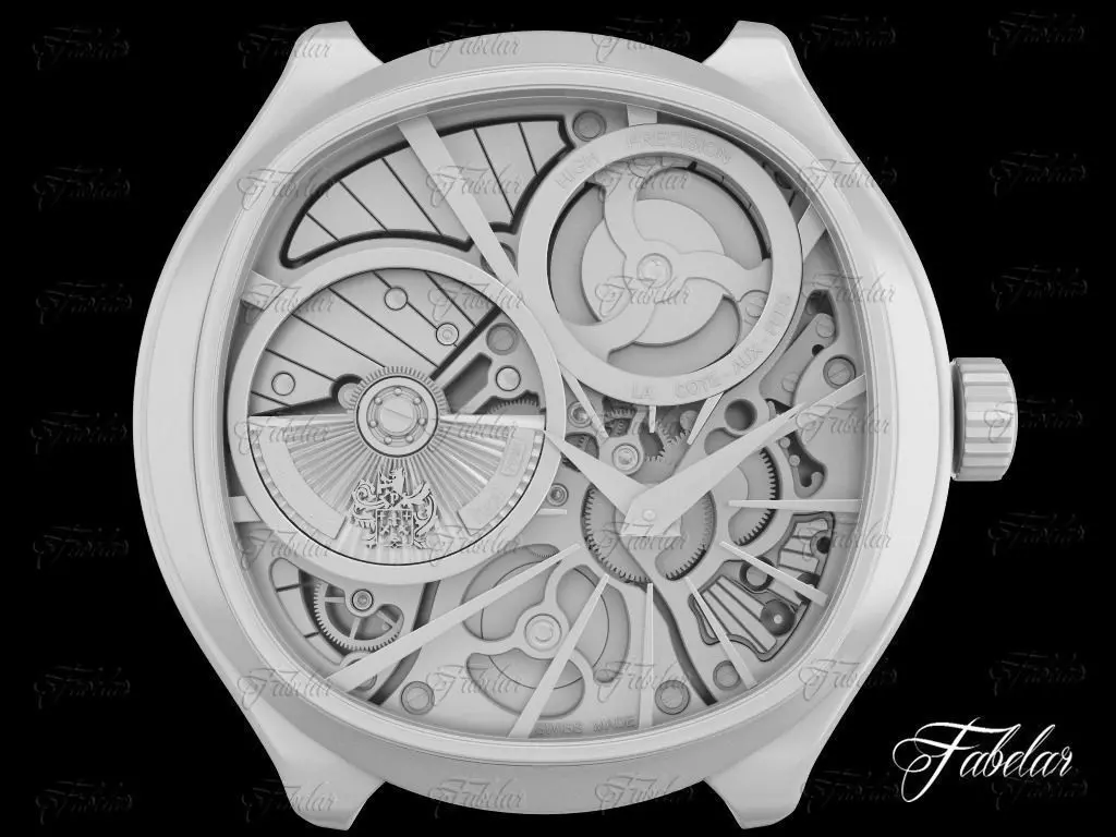 Watch mechanism 20 no textures 3D model_0