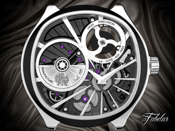 Watch mechanism 3D model