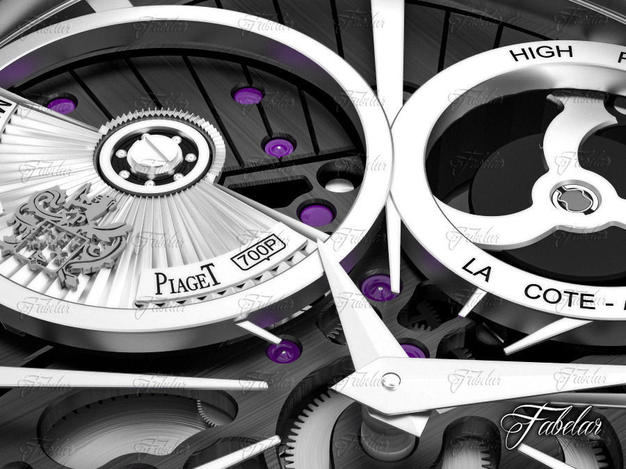 Watch mechanism 3D model_3