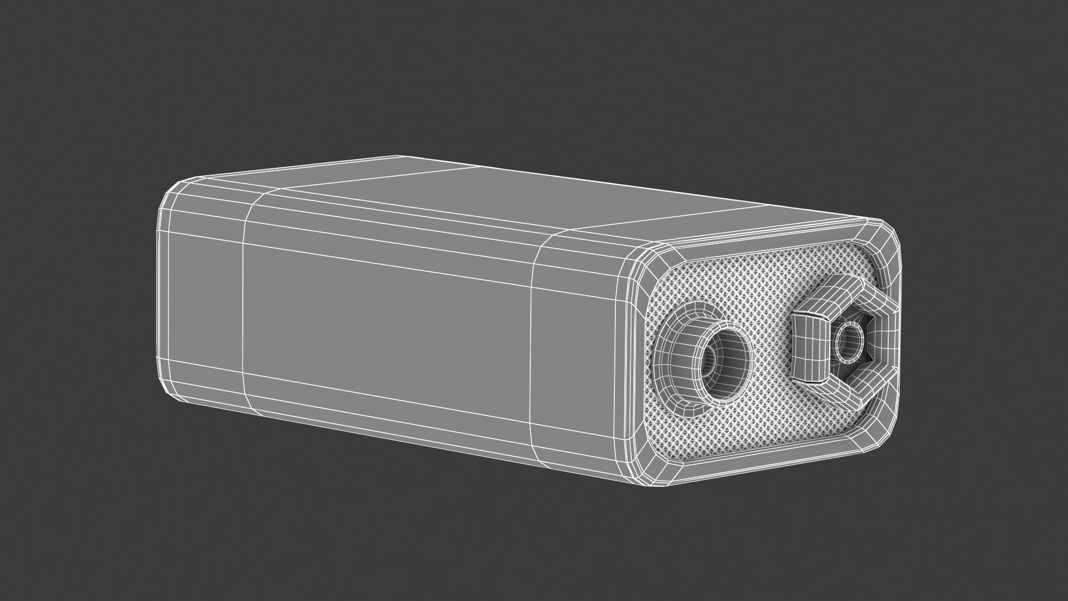 AmazonBasics 9 Volt Everyday Alkaline Batteries 3D model_10