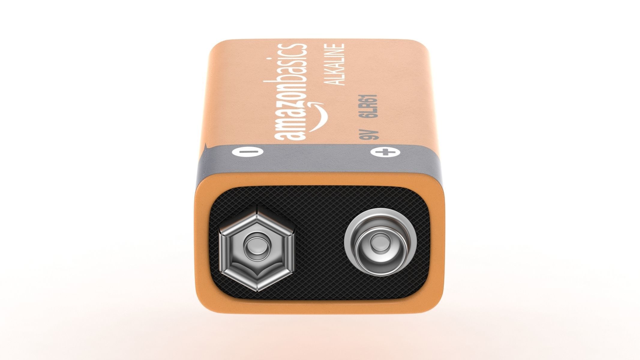 AmazonBasics 9 Volt Everyday Alkaline Batteries 3D model_3