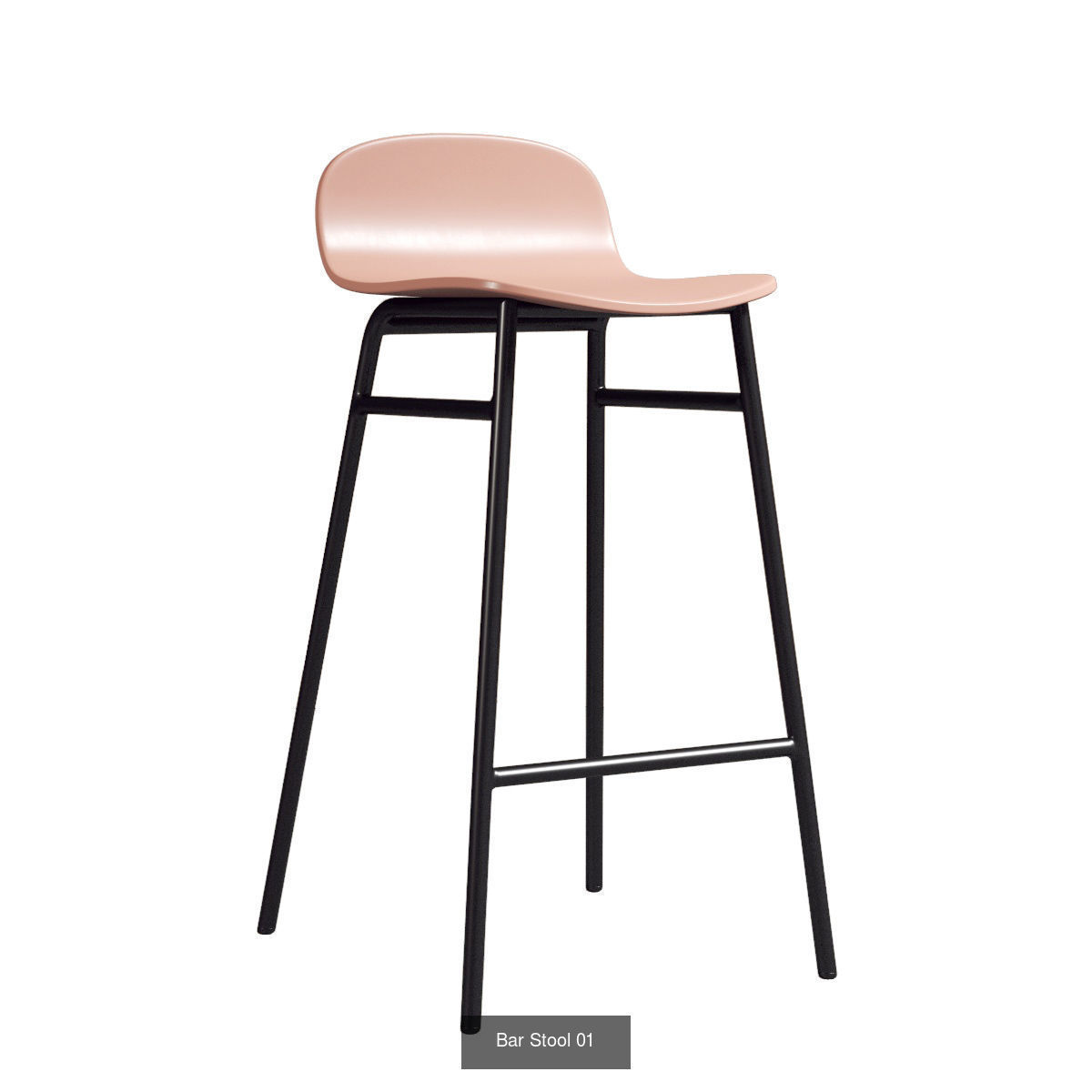 Chairs collection leather bar stool with legs _5
