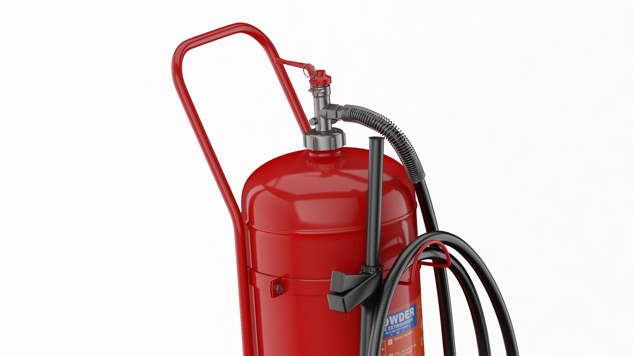 Foam Spray Fire Extinguisher  3D model_13
