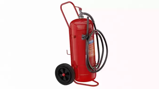 Foam Spray Fire Extinguisher  3D model
