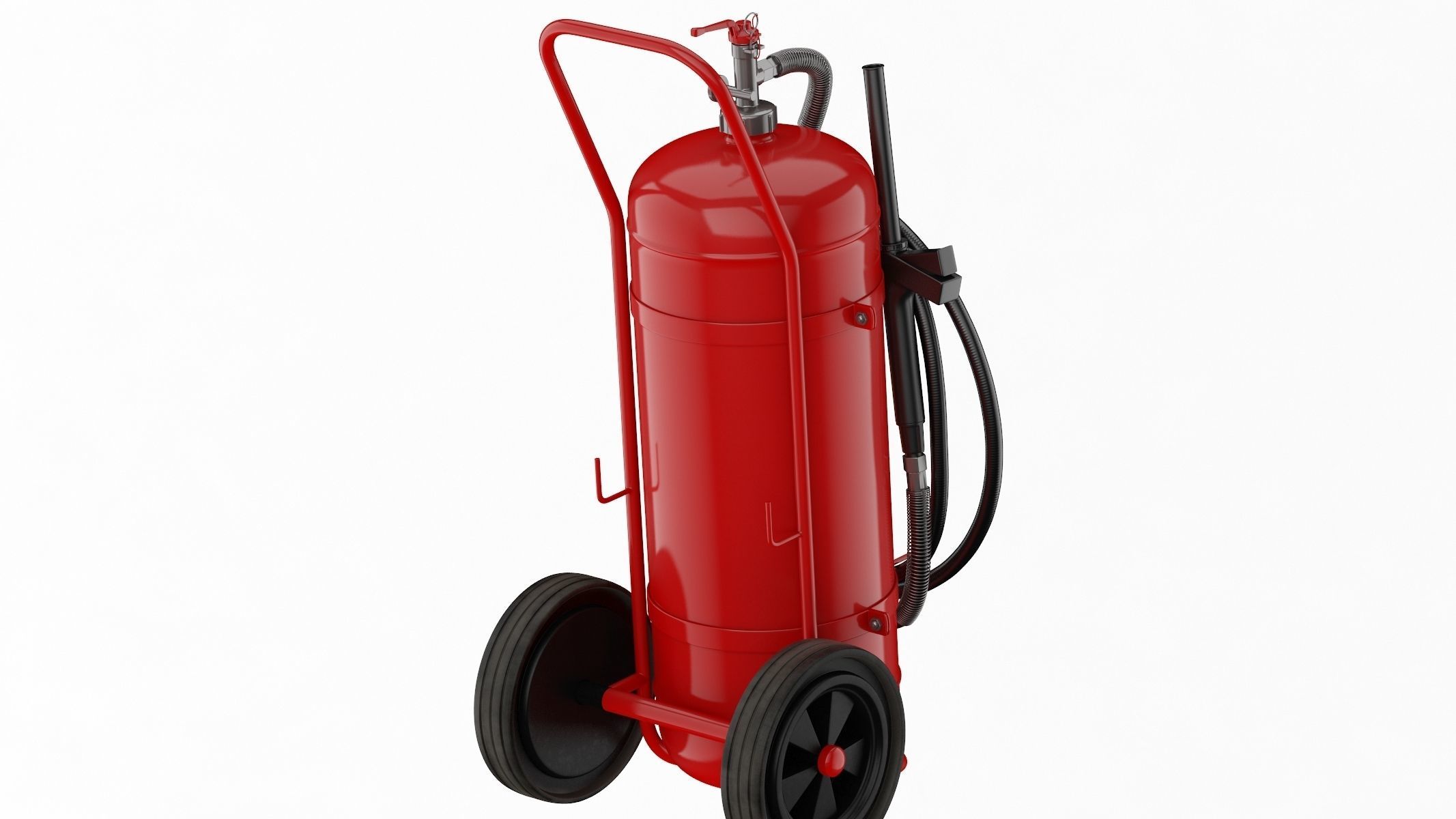 Foam Spray Fire Extinguisher  3D model_4