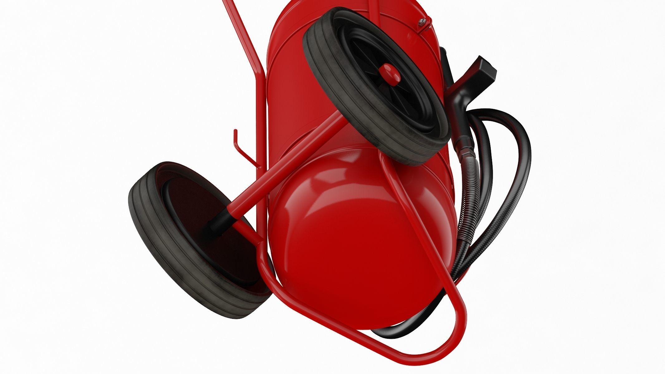 Foam Spray Fire Extinguisher  3D model_2