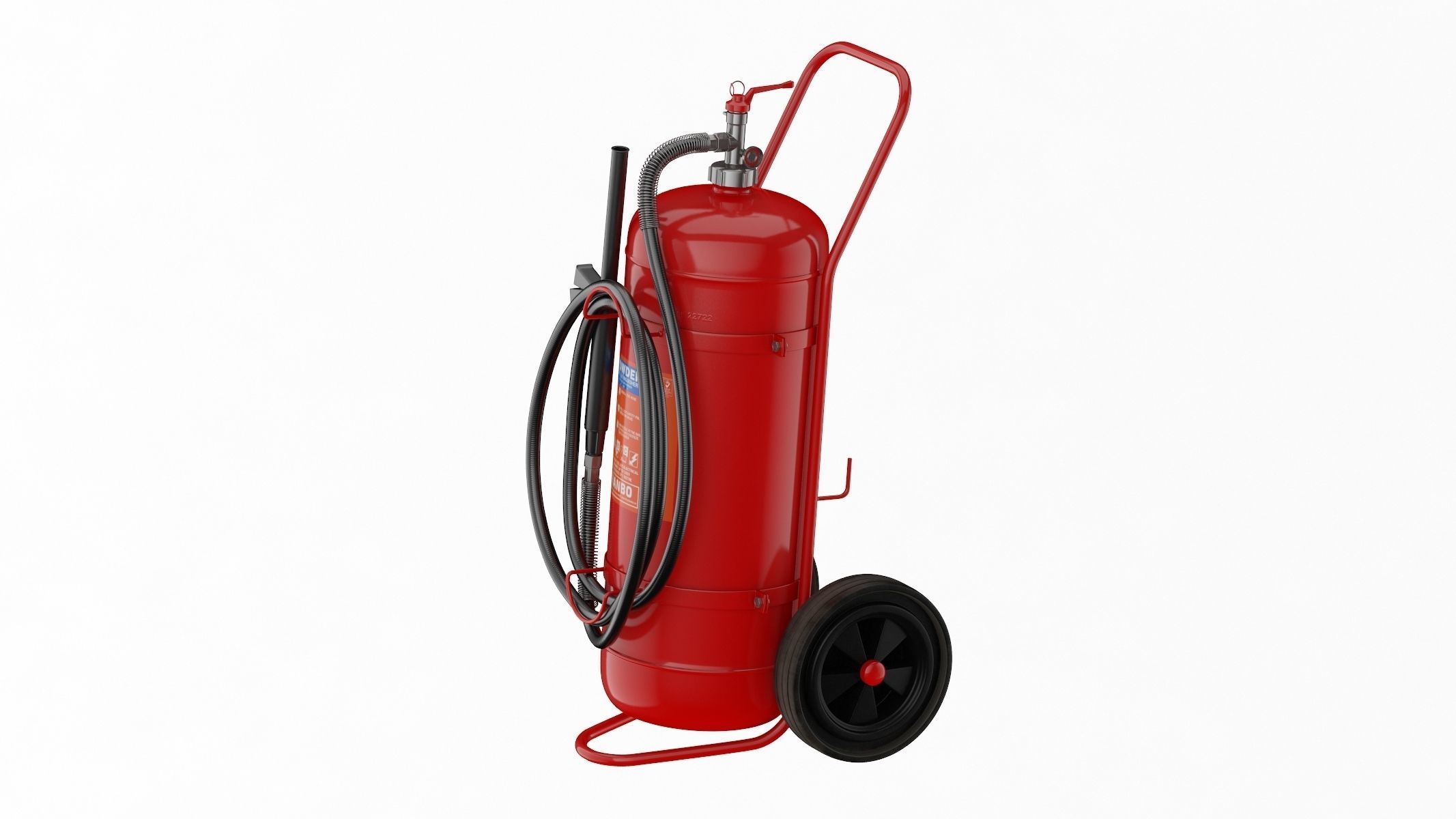 Foam Spray Fire Extinguisher  3D model_9