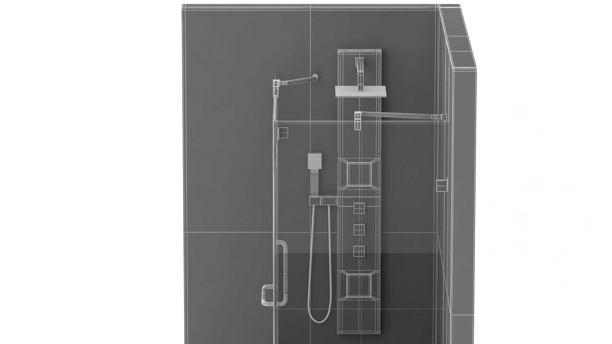 Vigo Monteray Shower Type 2 Shower 3D model_17