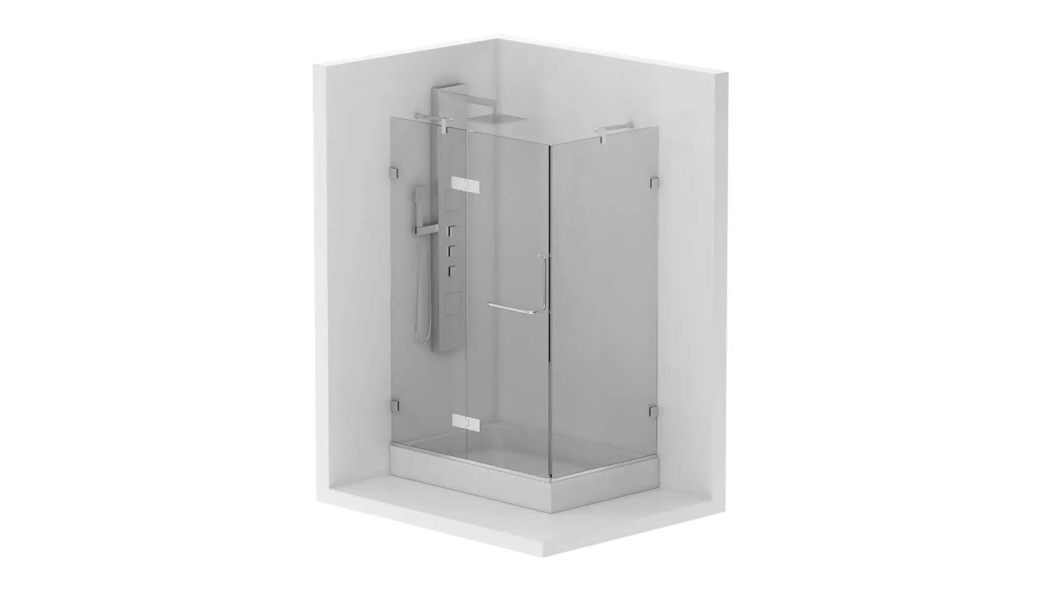Vigo Monteray Shower Type 2 Shower 3D model_0