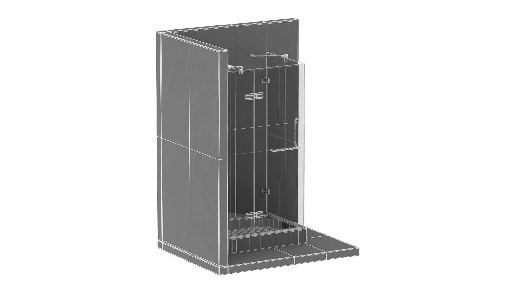 Vigo Monteray Shower Type 2 Shower 3D model_11