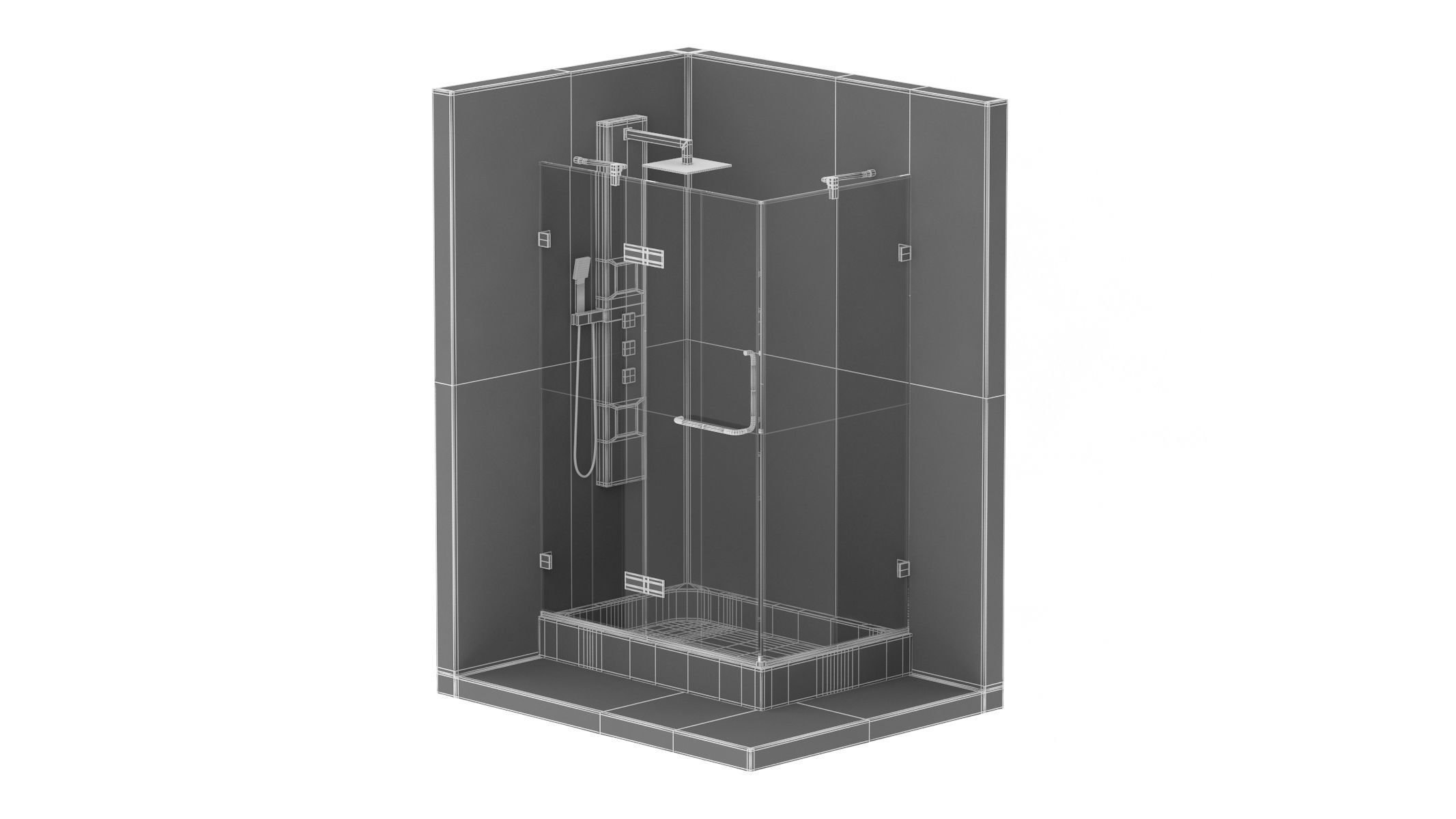 Vigo Monteray Shower Type 2 Shower 3D model_10