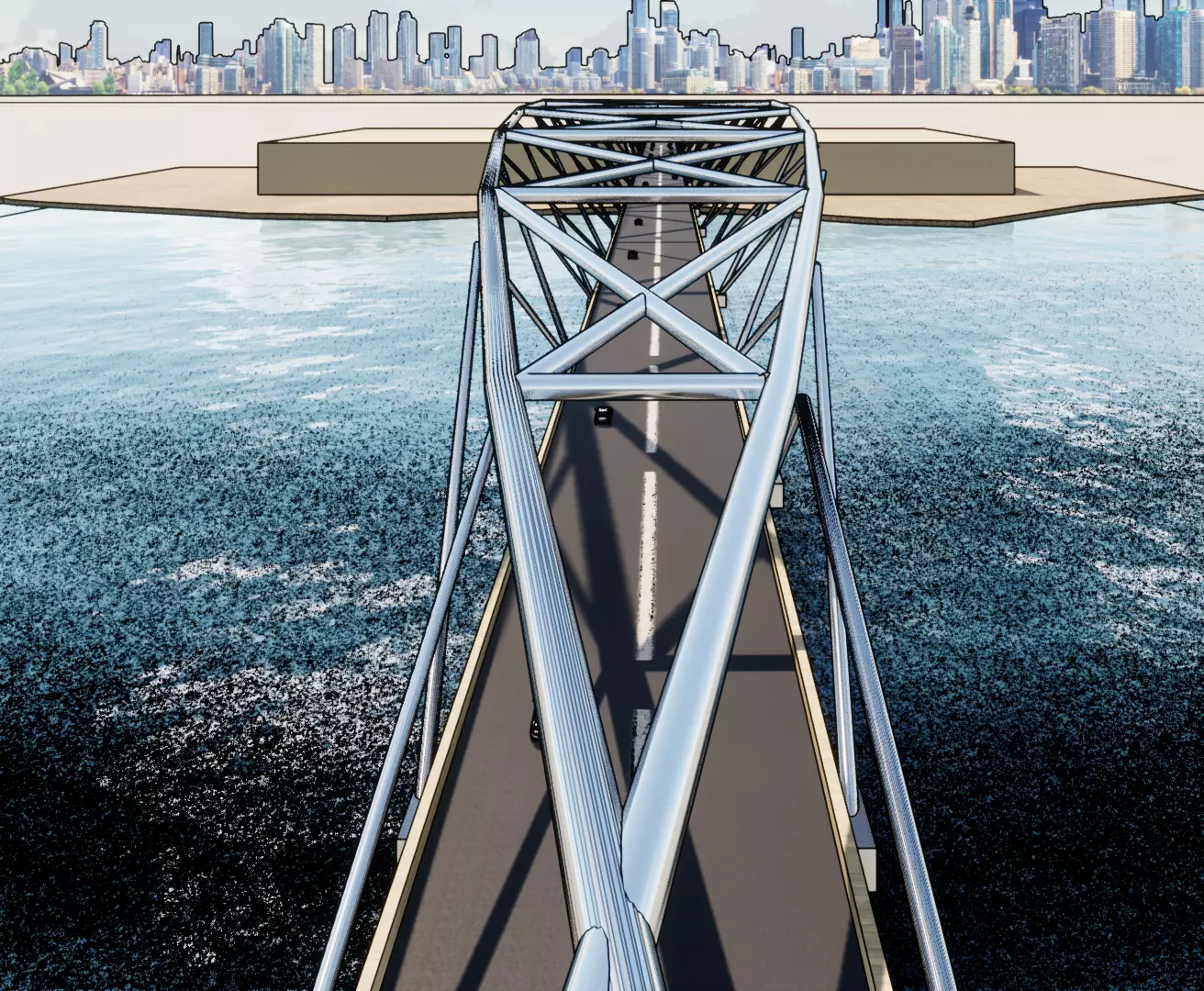 MD new design Bridge 3D model 3D model_0