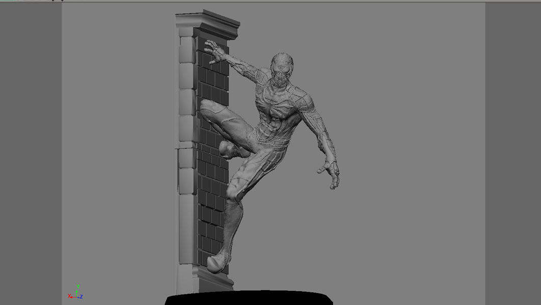 SPIDERMAN PS4 ADVANCE VERSION 3D print model_6