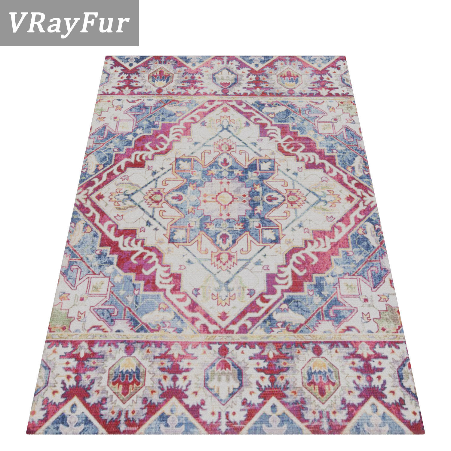 Rug Set 1032 3D model_2