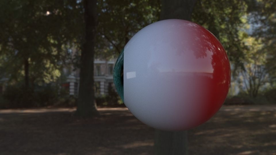 eyeball alien eye flying in air 3D model_7