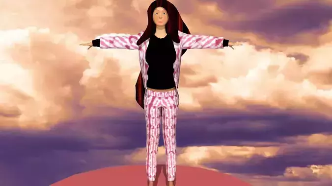 lovely woman in suit