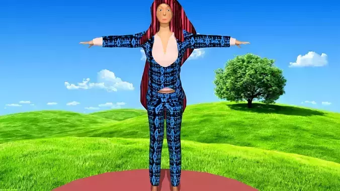 woman in a nifty suit