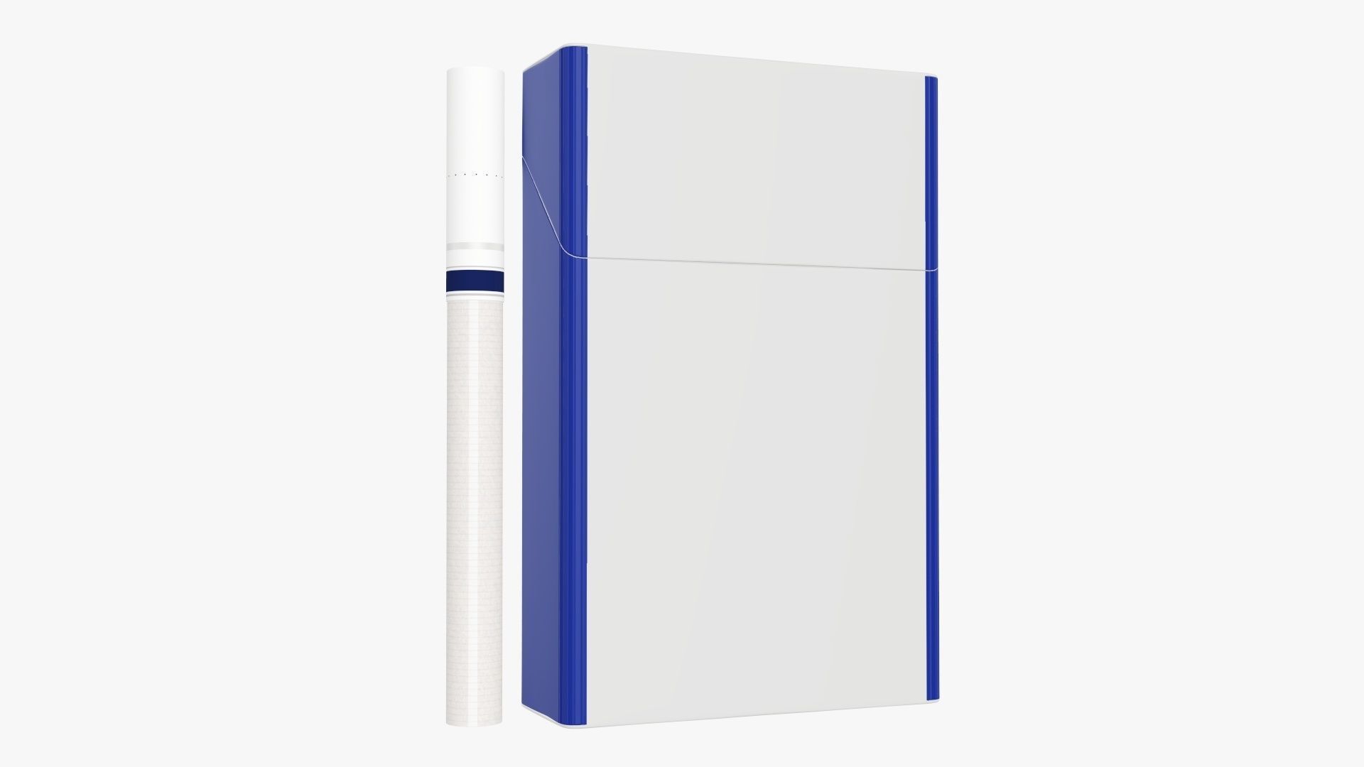 Cigarettes slim compact pack closed
