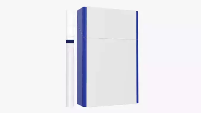 Cigarettes slim compact pack closed