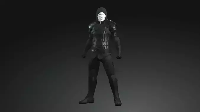 The Adventurer Leather Armor Light Low-poly 3D model