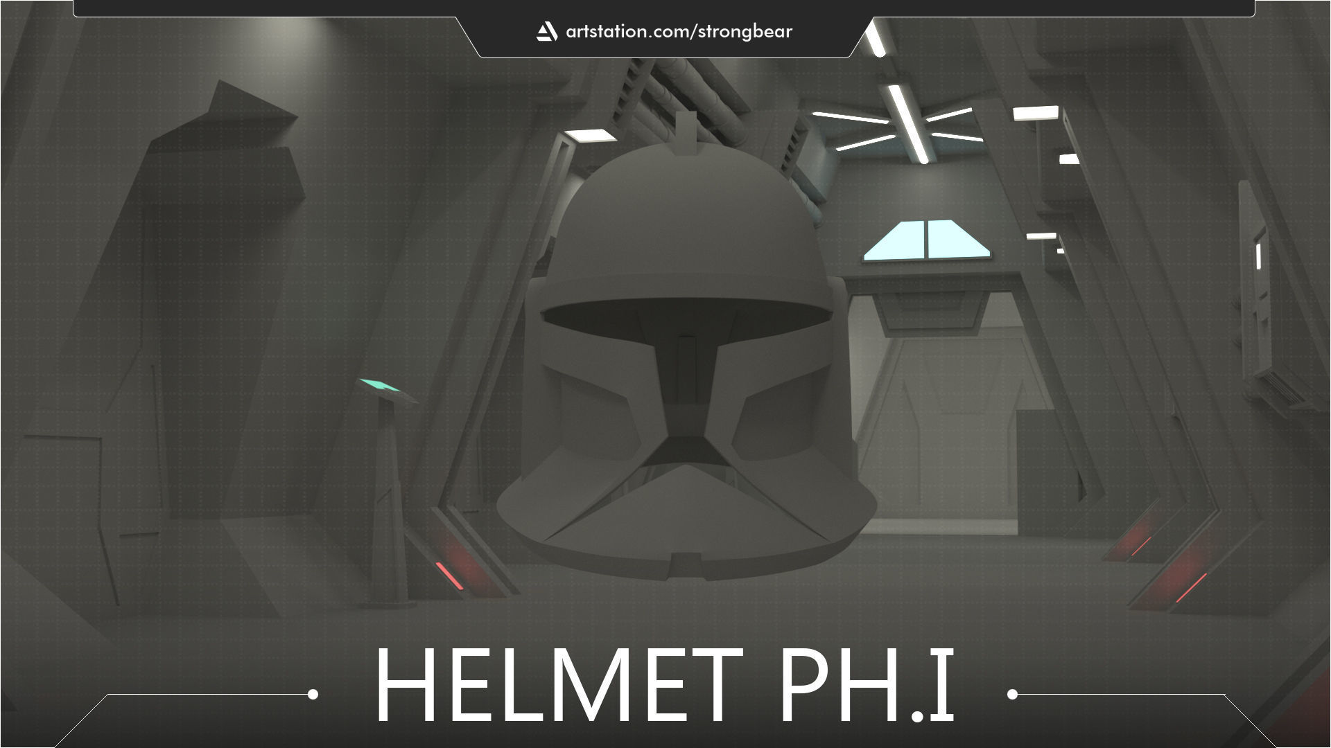 Clone trooper ph1 helmet 3D print model_1