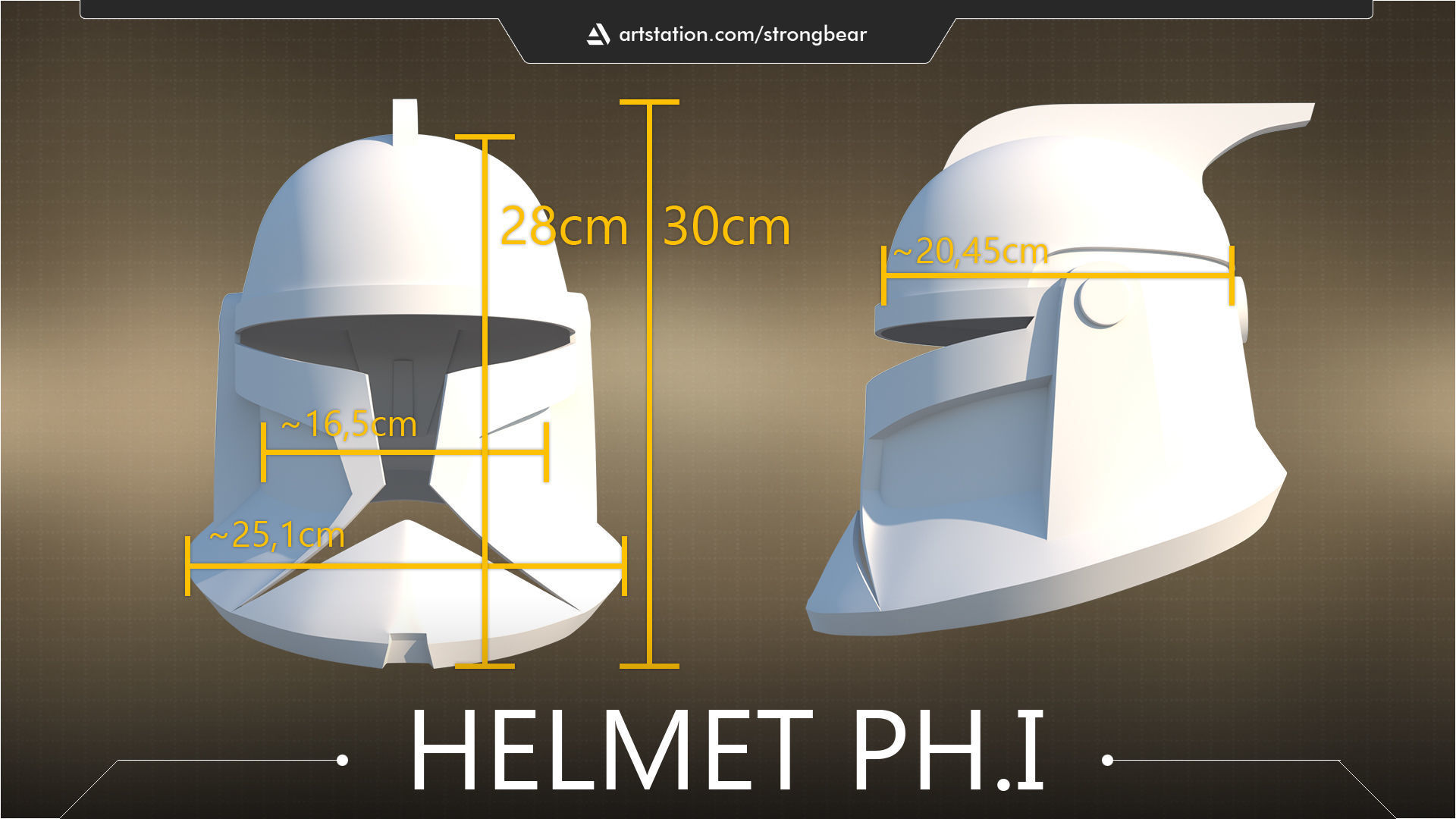 Clone trooper ph1 helmet 3D print model_5