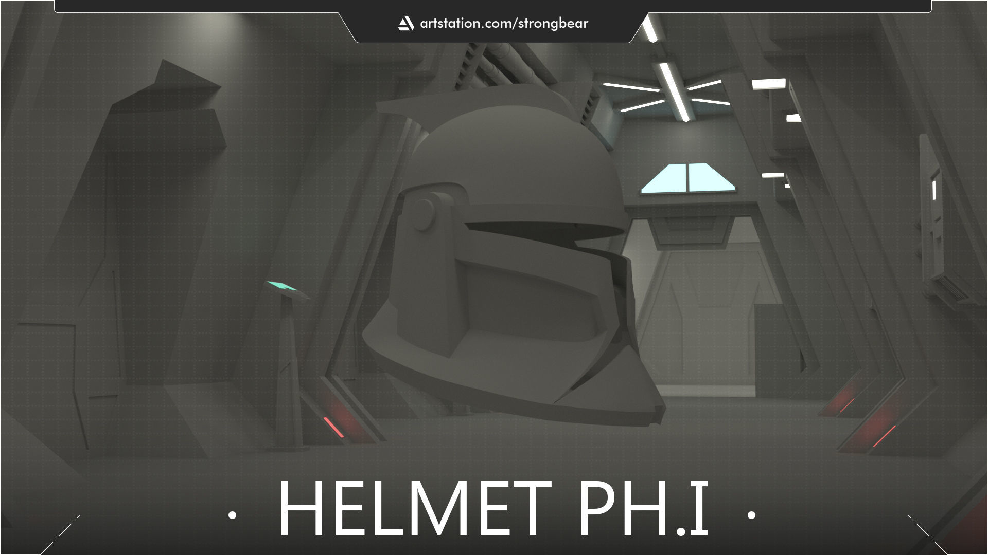 Clone trooper ph1 helmet 3D print model_2