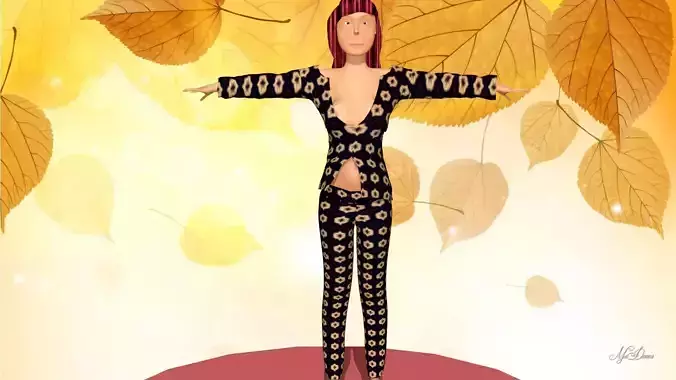 woman in dazzling suit