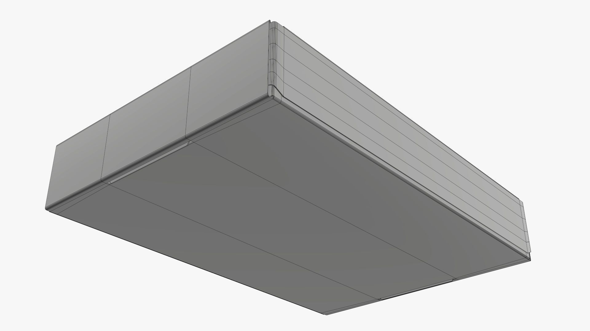 Corrugated cardboard box packaging 03 3D model_9