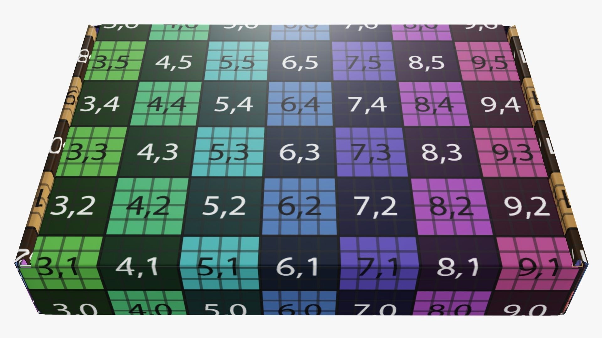 Corrugated cardboard box packaging 03 3D model_12