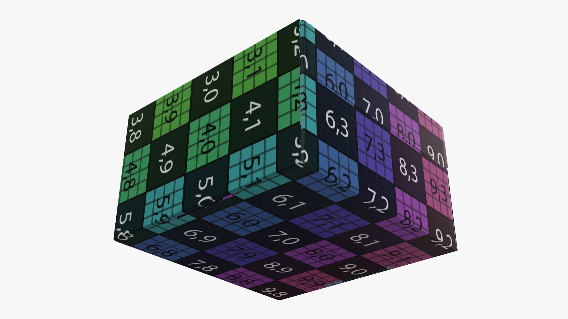 Corrugated cardboard box packaging 04 3D model_13